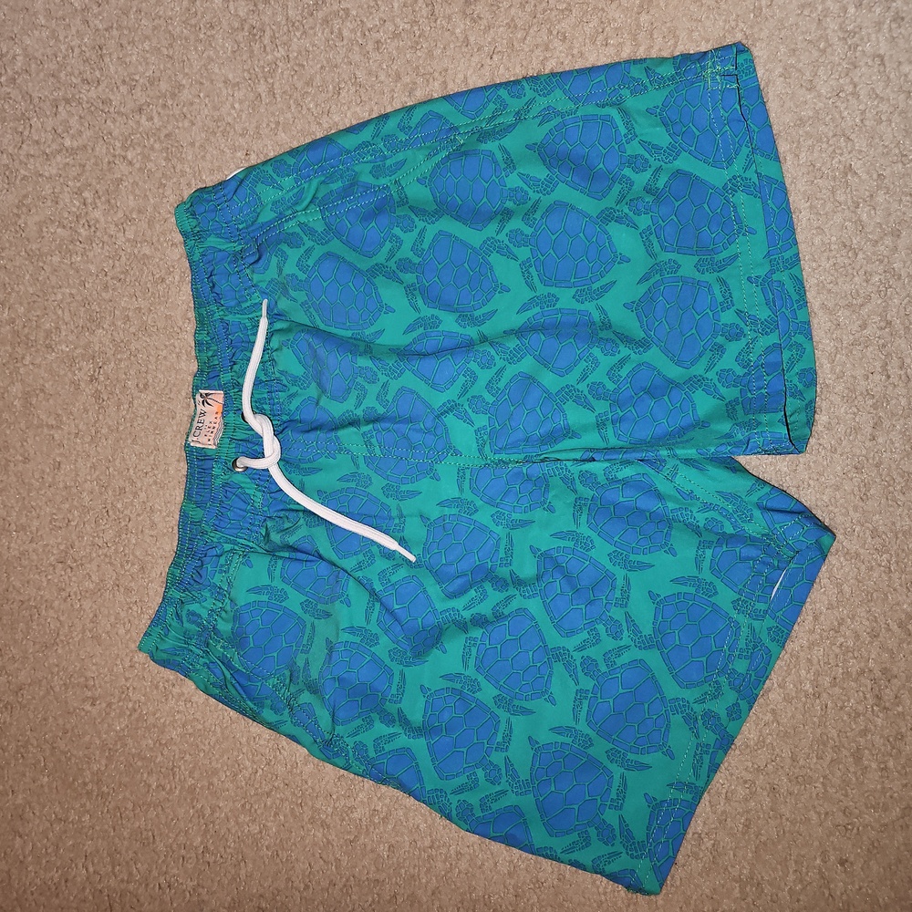 J Crew Sea Turtles Flex Swimwear | 6" Inseam Boardshorts